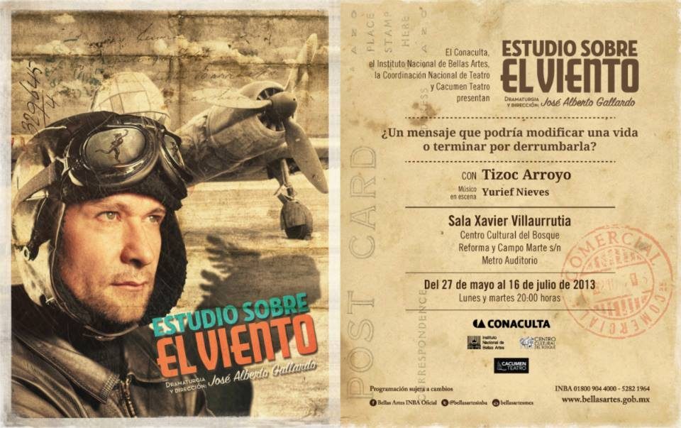 Cartel de Estudio sobre el viento